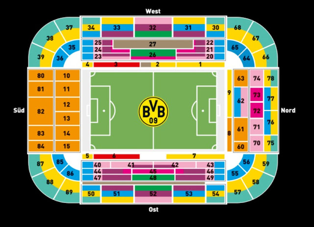 Sitzplatz Signal Iduna Park Sitzplan Mit Reihen
