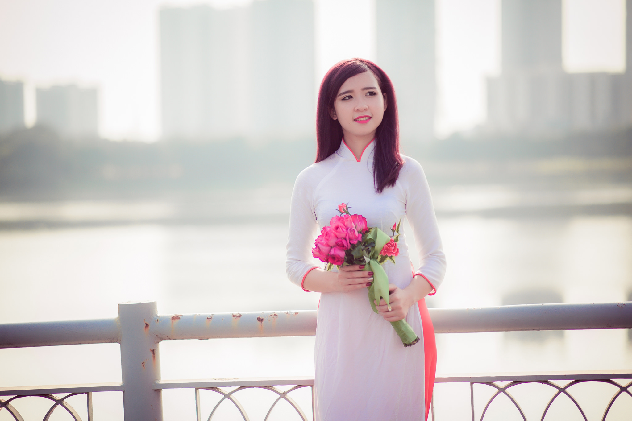Tuyển tập girl xinh gái đẹp Việt Nam mặc áo dài đẹp mê hồn #67 - 10