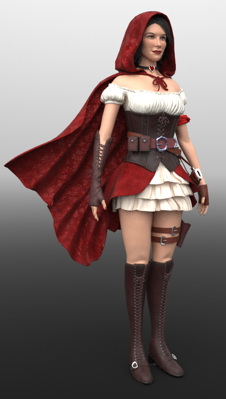 Mila red riding hood