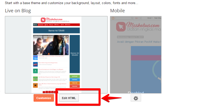 Edit html theme blogger atau blogspot Edit html theme blogger atau blogspot