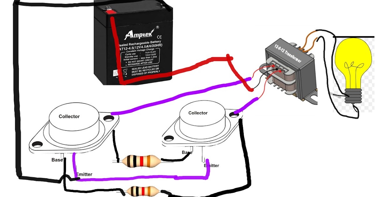 3055 inverter circuit, circuit diagram for 3055 inverter,make powerful