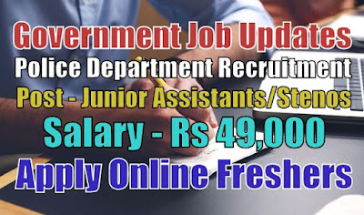 Police Department Recruitment 2020