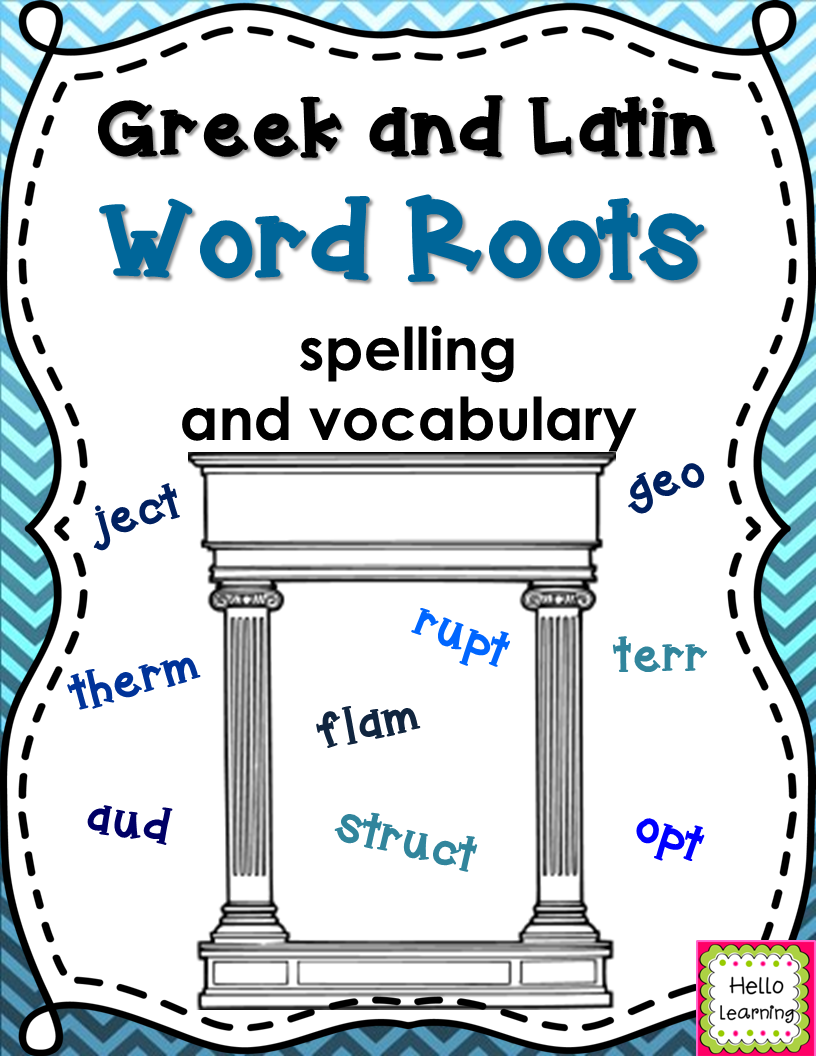 The word is a latin word. Latin and Greek roots. Roots Vocabulary. Root Words. Root Spell.
