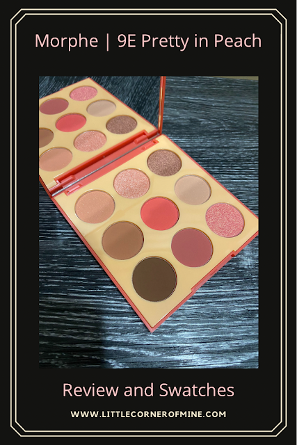 Review and Swatches: Morphe 9E Pretty in Peach Palette