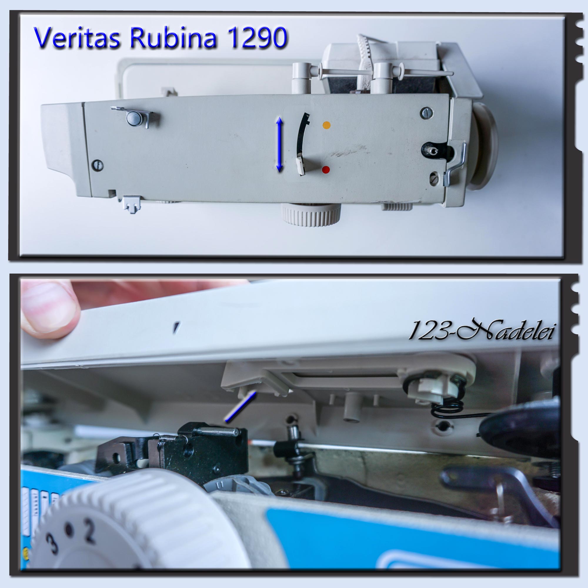 123-Nadelei: Haushaltsnähmaschine Veritas Rubina 1290
