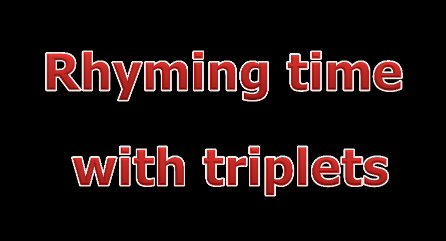 Triplets poetry picture