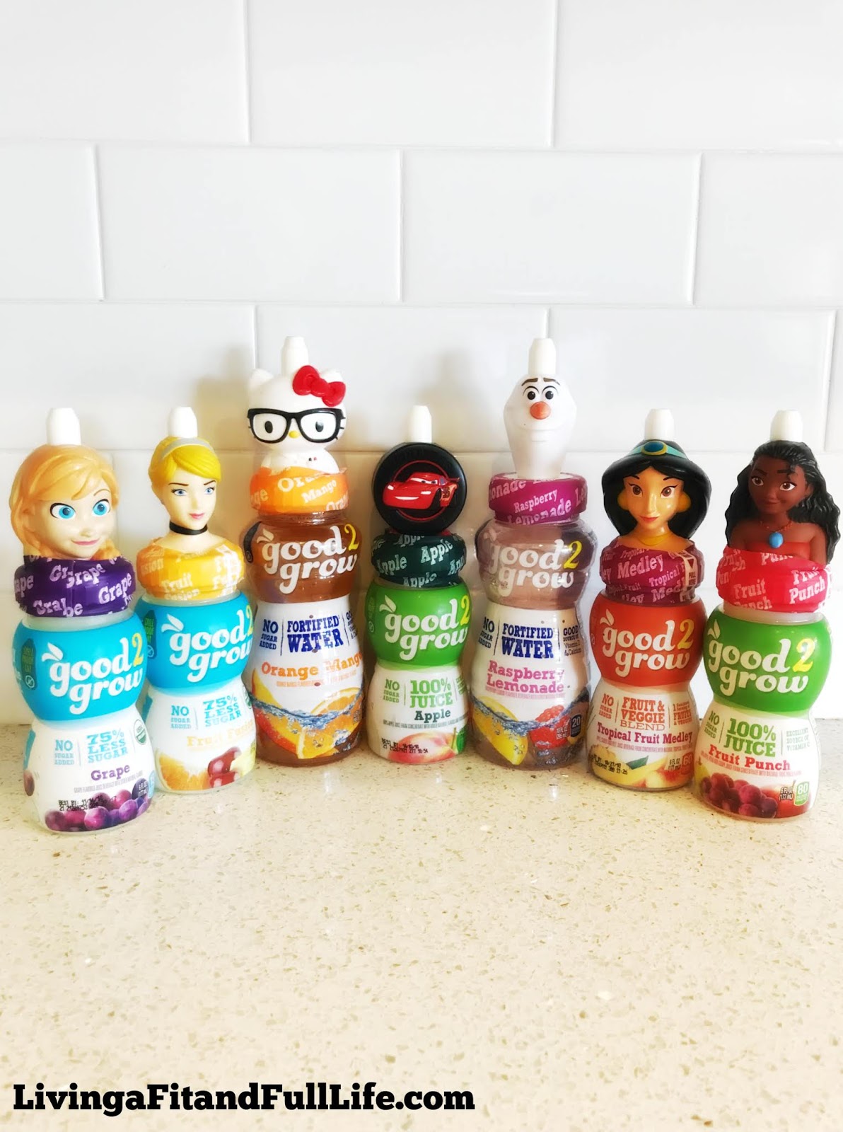 Living a Fit and Full Life good2grow 100 Fruit Juices with Spill