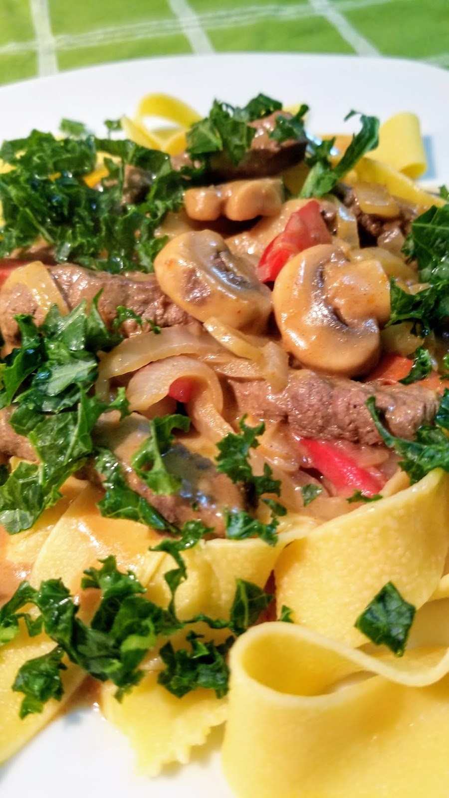 Hot and Cold Running Mom Just my Stuff Paprika Beef Stroganoff