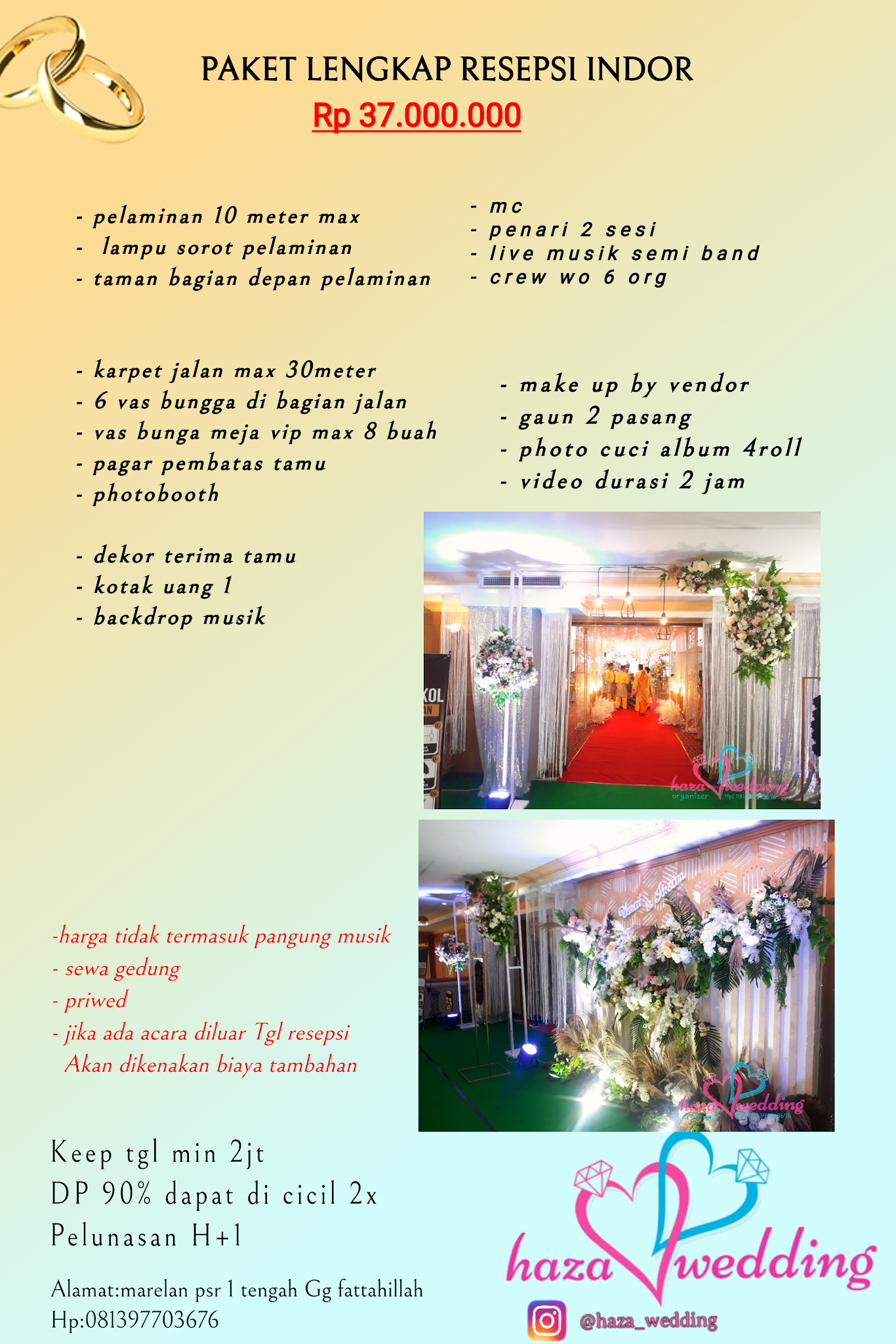Paket Dekor Wedding Gedung Murah Di Medan Dekorasi Wedding Medan