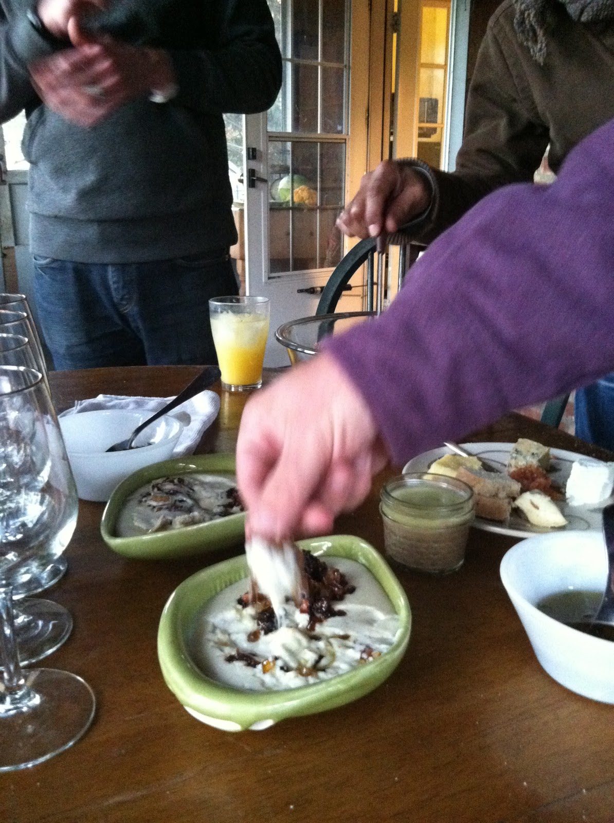 What Julia Ate Blue Cheese Buttermilk Fondue