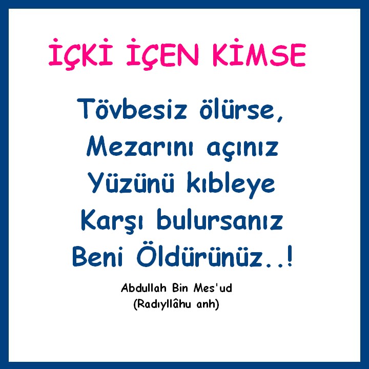 ŞİFA AYETLERİ VE DUALARI İçki İçenlerin Âhiretteki Hâli…!!!