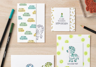 7 Stampin' Up!  Zany Zebras Projects #stampinup