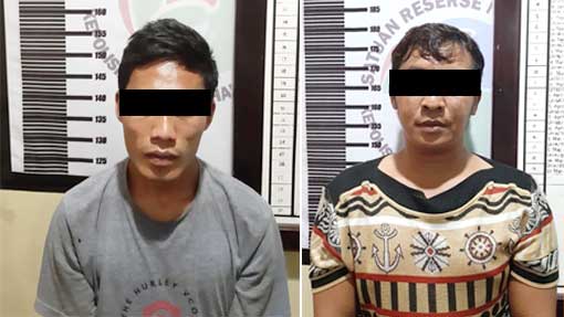 Dua Pemuda Ditangkap Polres Dharmasraya