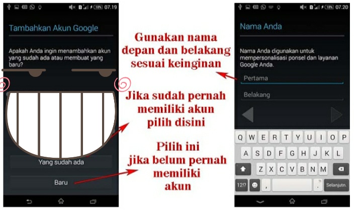 Cara Membuat Akun Google Baru Di Hp Vivo Langkah Daftar Gmail Terbaru Kerja Shift