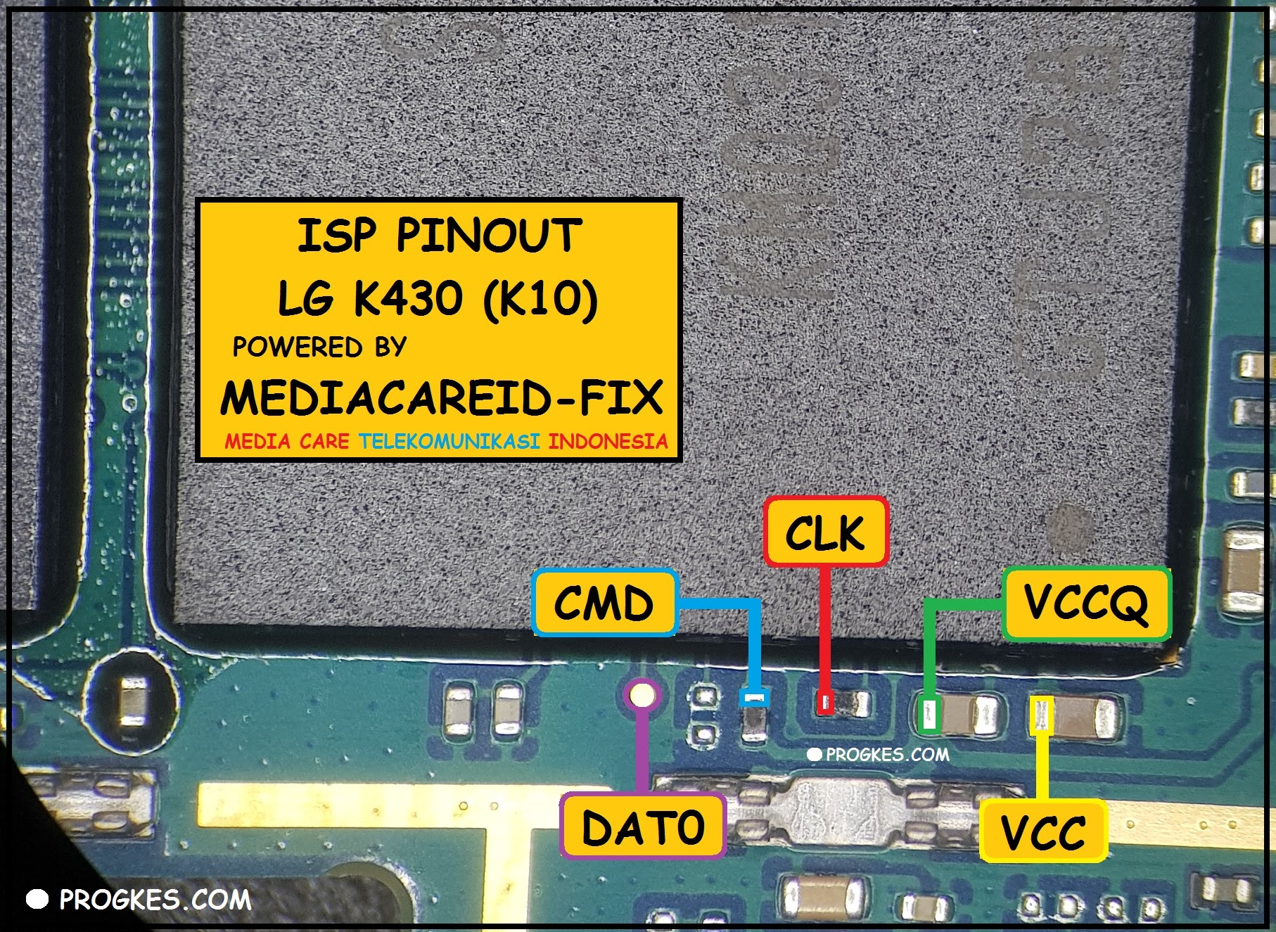 MEDIA CARE TELEKOMUNIKASI INDONESIA: ISP PINOUT LG K430 (K10)