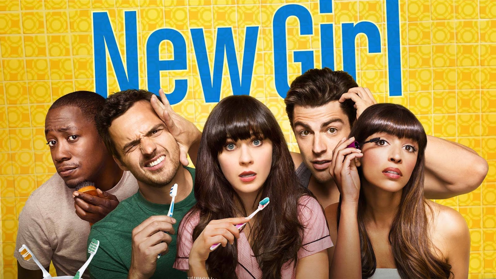 Póster promocional de sexta temporada de New Girl