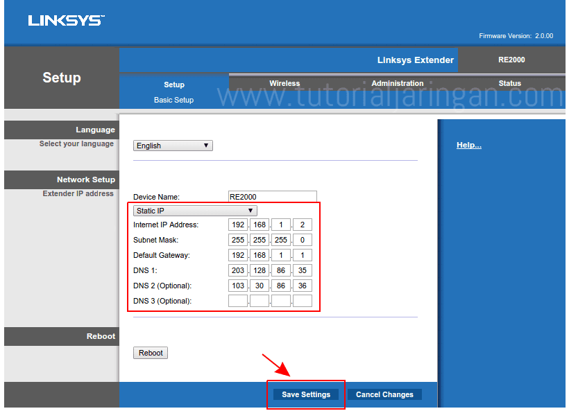 Tutorial Cara Setting Range Extender Linksys RE2000 Tutorial Jaringan