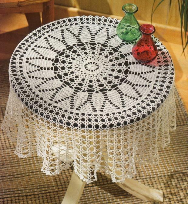 Crochet Tablecloth Pattern Beautiful Simple And Easy