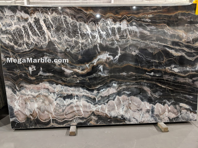 Confusion Dark Marble Slab