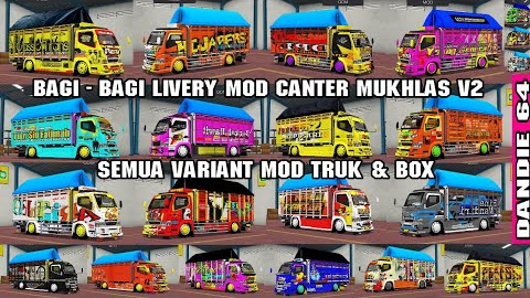 Koleksi Livery Mod Truck Canter Mukhlas v2 RSM Part 1 ...