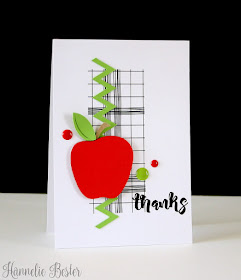 apple thank you card