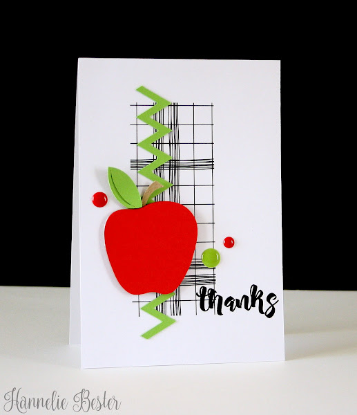 apple thank you card