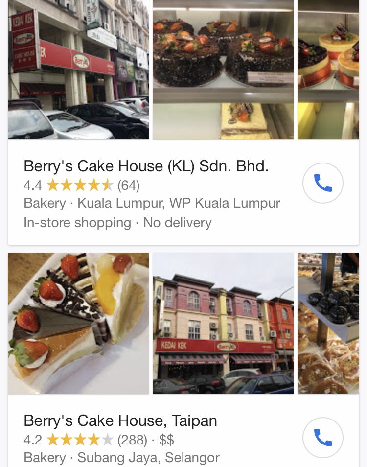 Tart Dan Roti Di Berry's Cake House, Taipan Subang Jaya cik sukα taip