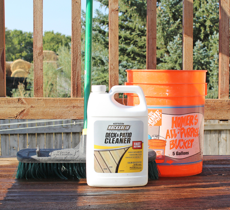 The Craft Patch Deck Makeover with Rocksolid Deck Resurfacer