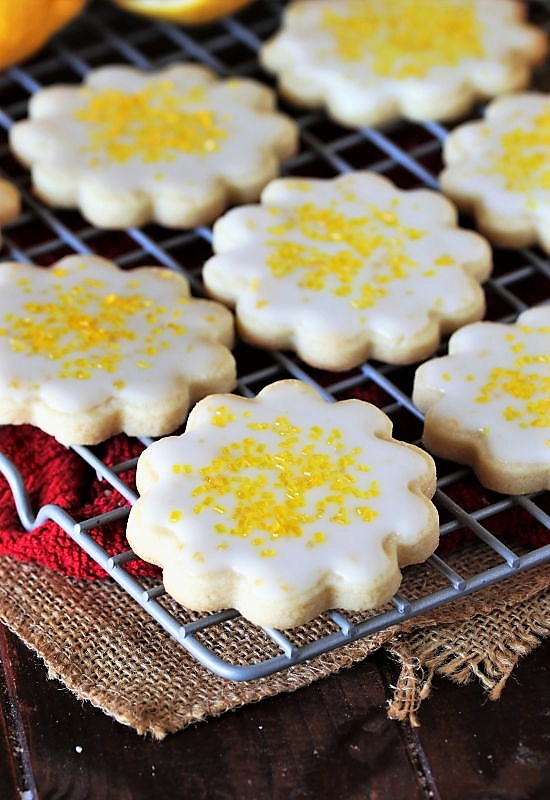 LemonGlazed Butter Cookies The Kitchen is My Playground