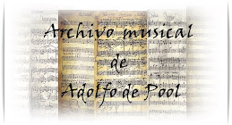 Archivo de las piezas musicales de Adolfo de Pool