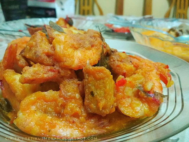 RESEPI UDANG SALTED EGG YANG MUDAH DISEDIAKAN