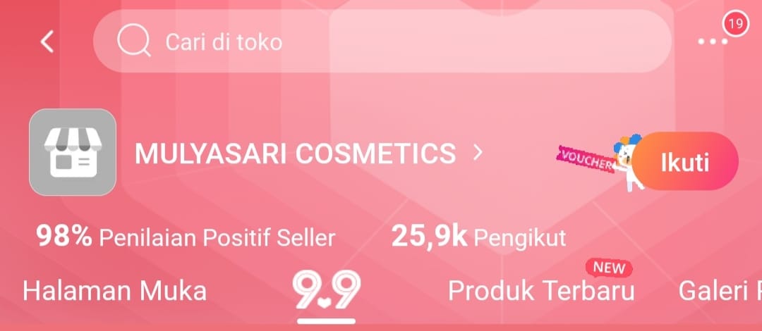 Mulyasari Cosmetics - Salah Satu Toko Terbaik Rekomendasi Toko Kosmetik dan Skincare Terbaik di Lazada