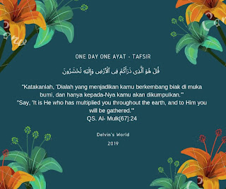 Tafsir Quran Verse Of The Day Qs Al Mulk 67 Ayat 24