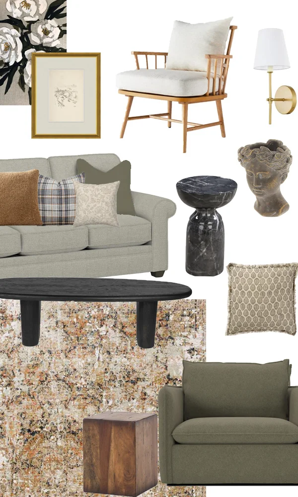 Organic modern home decor, neutral, eclectic finds - all affordable!