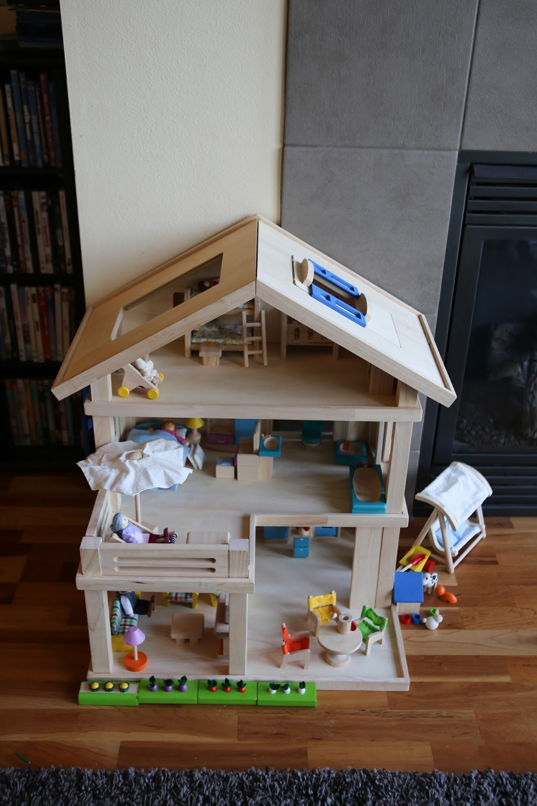Bazey Mama Product Review Plan Toys Terrace Dollhouse