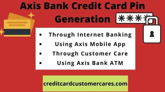 Axis Bank Credit Card Pin Generation Axis Bank Credit Card Pin Generation