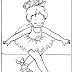 Desenhos de Bailarinas de Ballet para Colorir