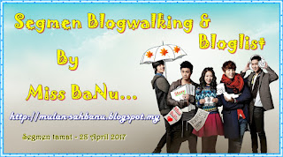 Segmen Blogwalking & Bloglist By Miss BaNu ( April 2017), My Segmen, My Blog, Jom Join Segmen, 