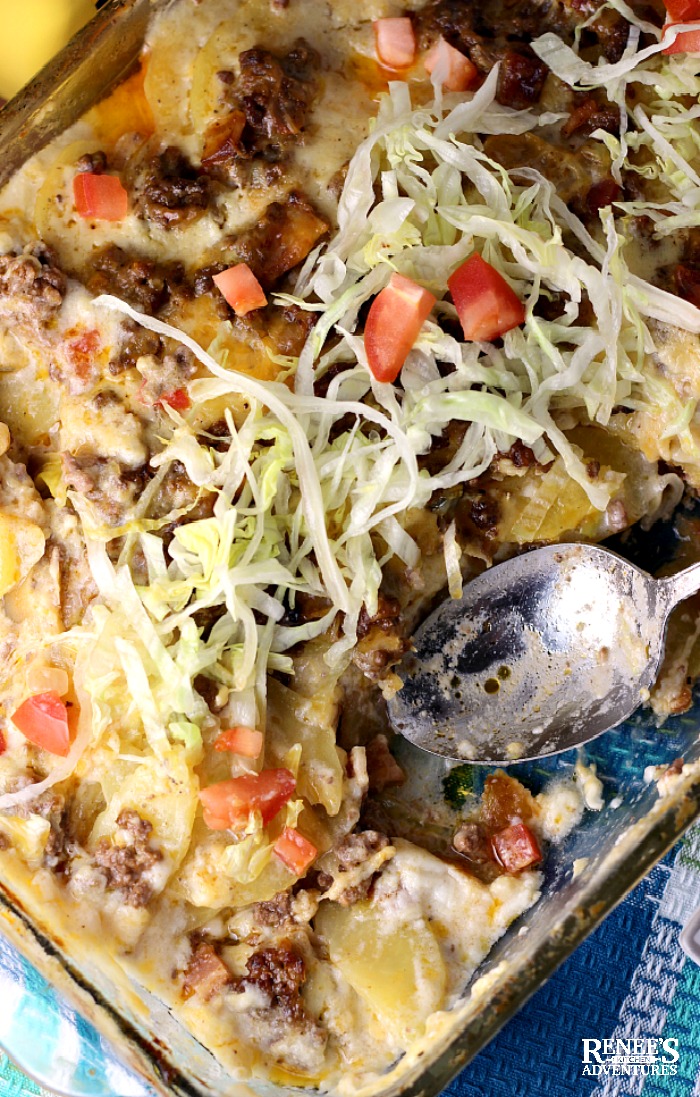 Hearty Bacon Cheeseburger Casserole Recipe Renee's Kitchen Adventures