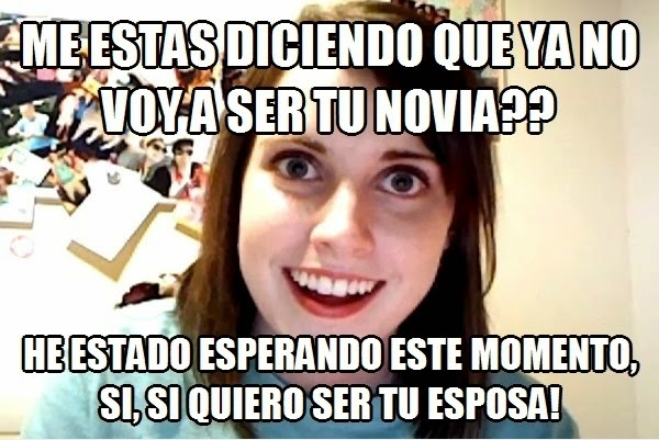 Memes Novia Confiada