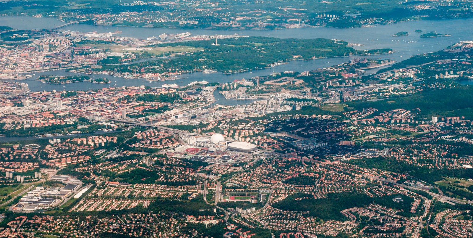 Stadsutvecklingen: Stockholm från ovan