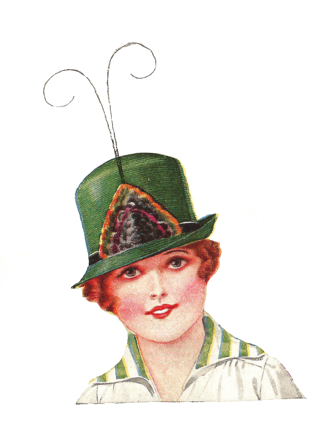 vintage hat clipart - photo #49