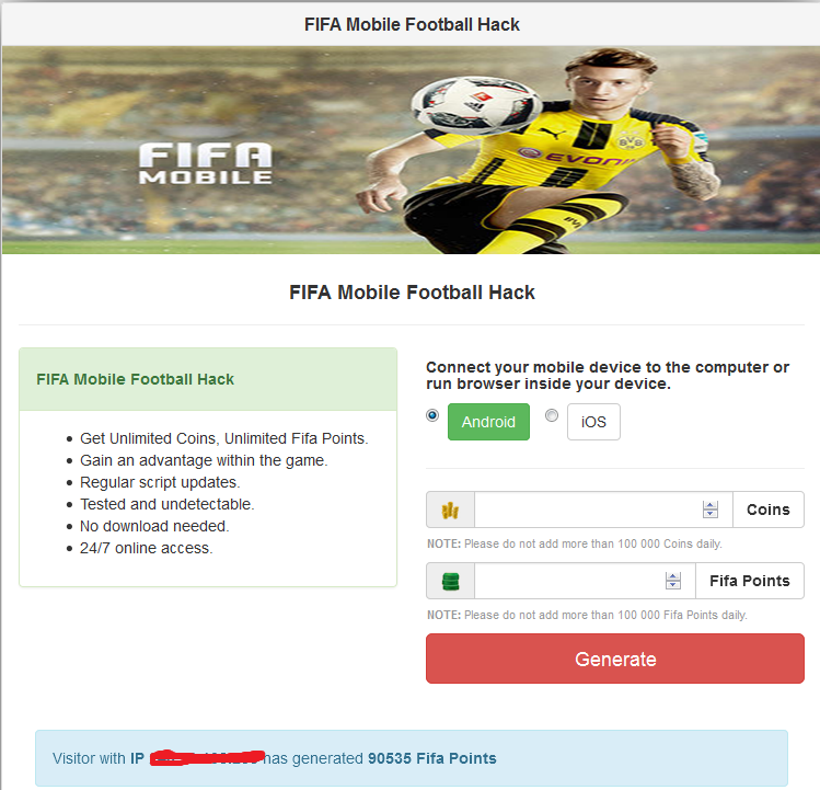 FIFA Mobile Football Hack FIFA Mobile Football Hack Tool