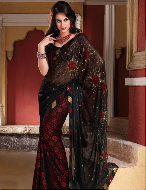 Pakistani & Indian Saree Trend ~ Fashion Point
