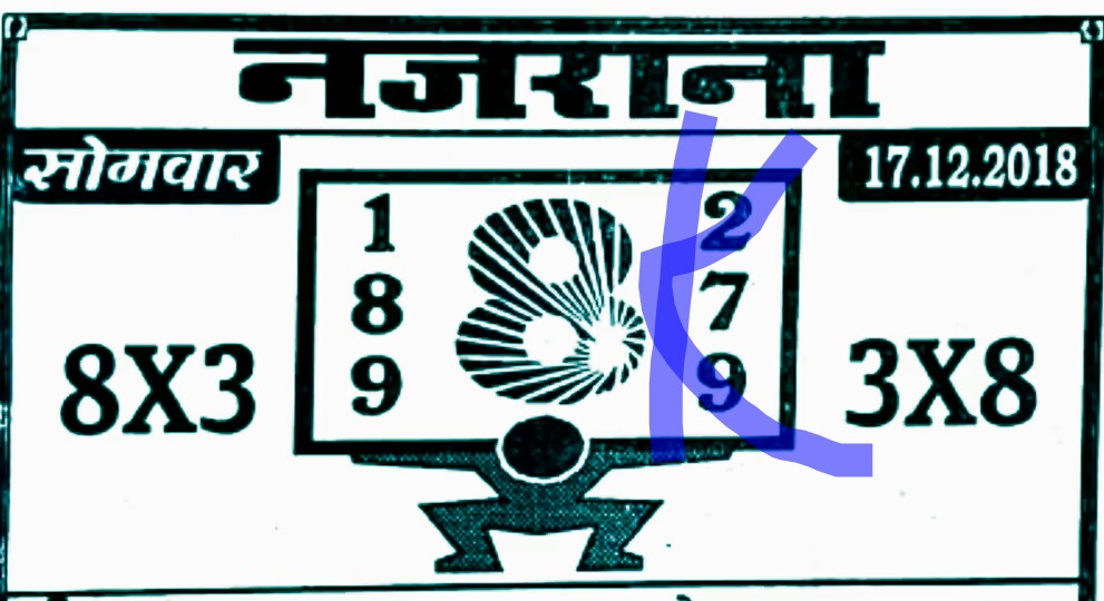 Kalyan Mumbai Chart Kalyan Chart 17/12/2018