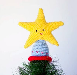 PATRON GRATIS ESTRELLA DE NAVIDAD AMIGURUMI 78