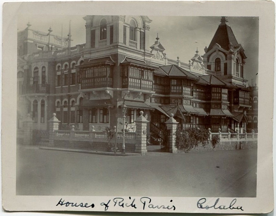 House of Rich Parsi People - Undated Photograph, Colaba, Bombay (Mumbai)