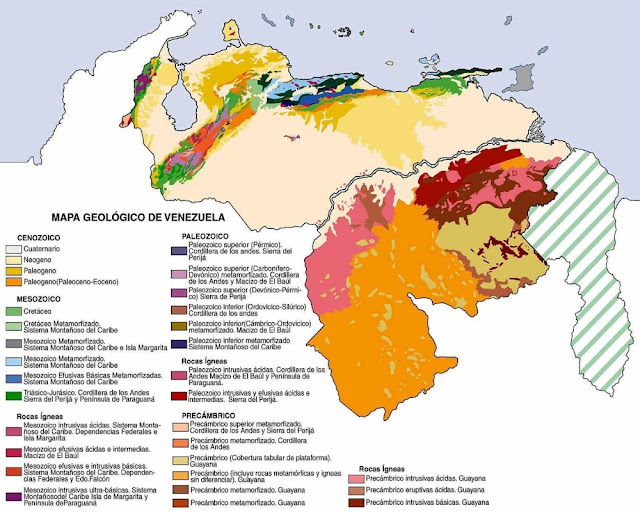 Mapa Geológico de Venezuela