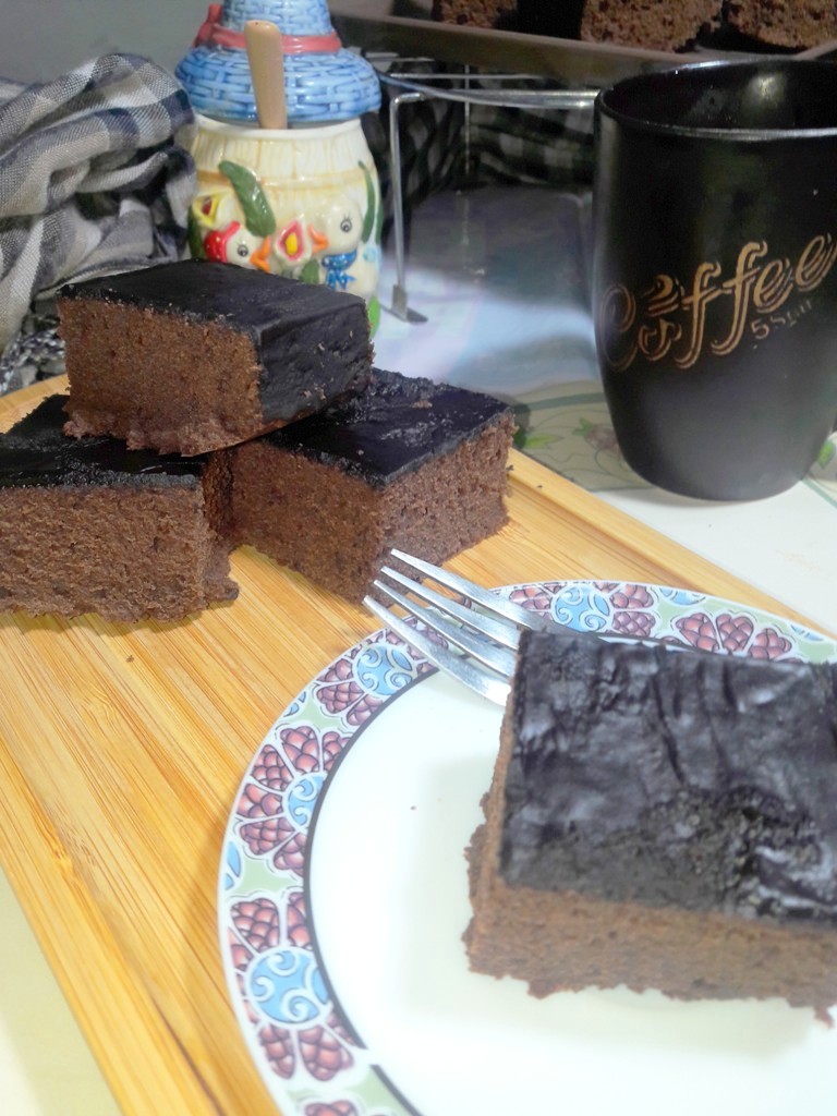 Fudgy Brownie Cake Recipe Yummy Traditional