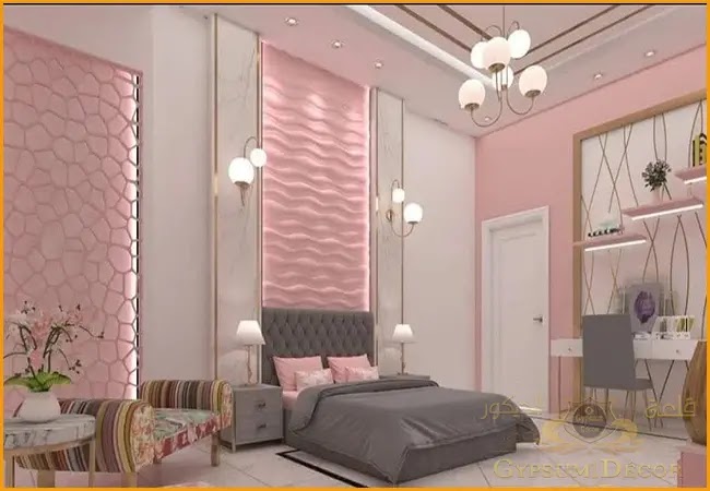 ديكورات غرف نوم بسيطة وجميلة مع جبسيات السقوف I قلعة الديكور